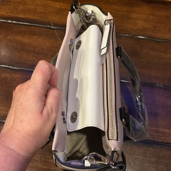 NWT Nine West Hewes Pink Salt Multi Handbag / Shoulder Bag (ABBA) - Picture 8 of 16